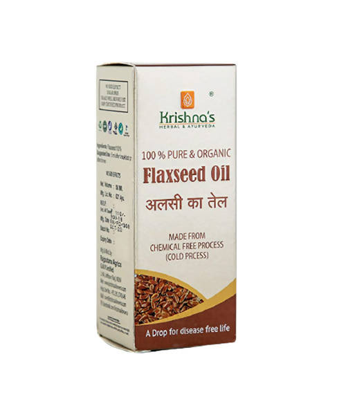 Krishna's Herbal & Ayurveda Flaxseed Oil