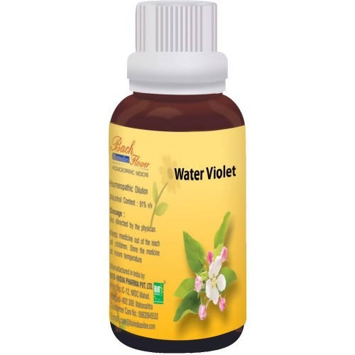 Bio India Homeopathy Bach Flower Water Violet Dilution