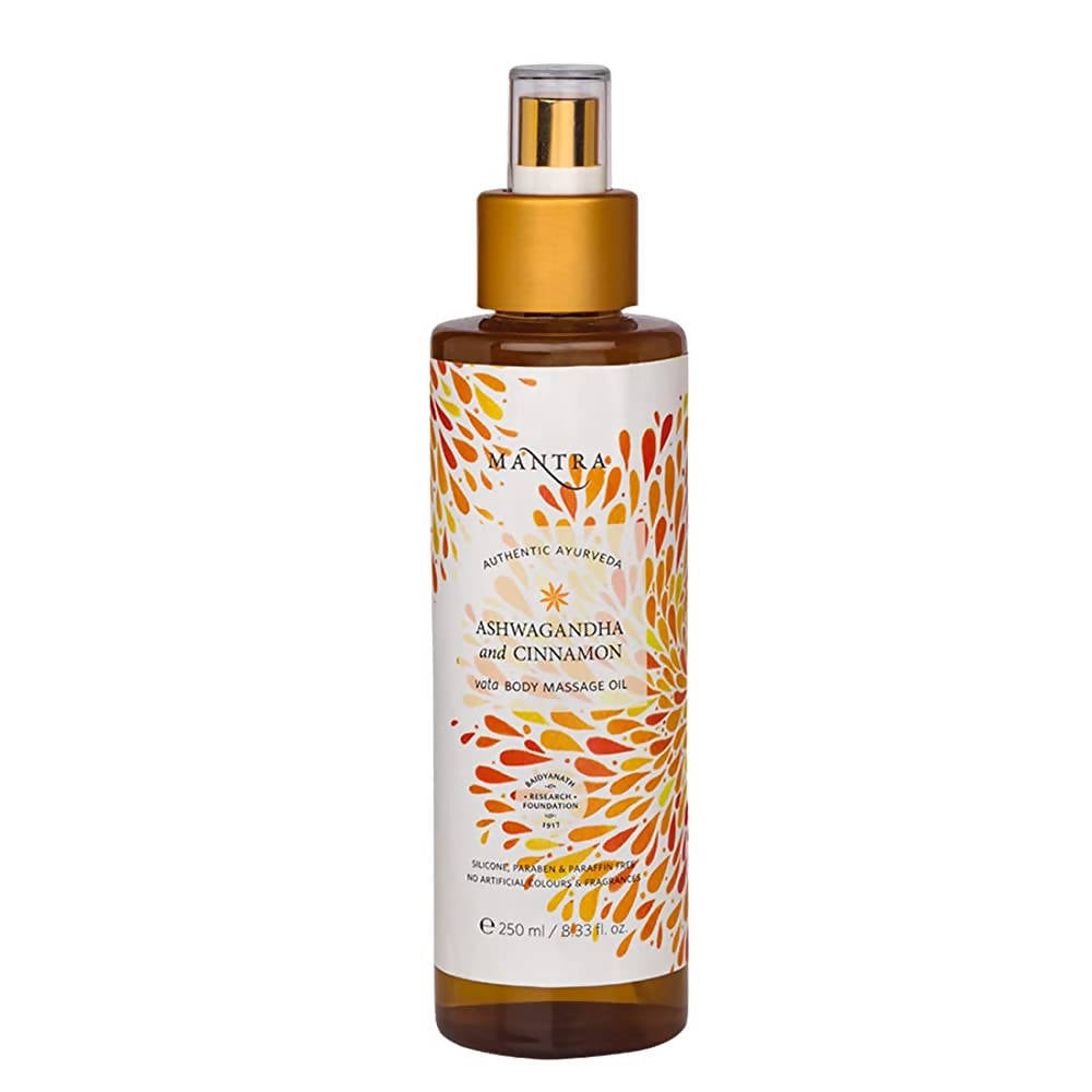Mantra Herbal Ashwagandha And Cinnamon Vata Body Massage Oil
