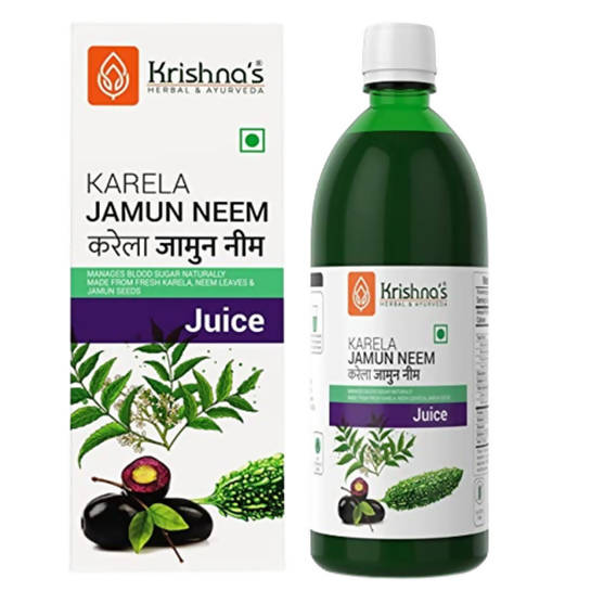 Krishna's Herbal & Ayurveda Karela Jamun Neem Juice