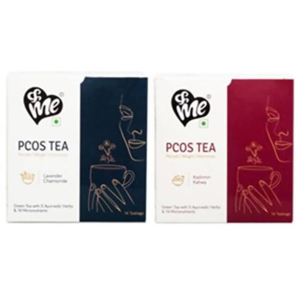 &Me PCOS Tea-Lavender Chamomile + Kashimir Kahwa