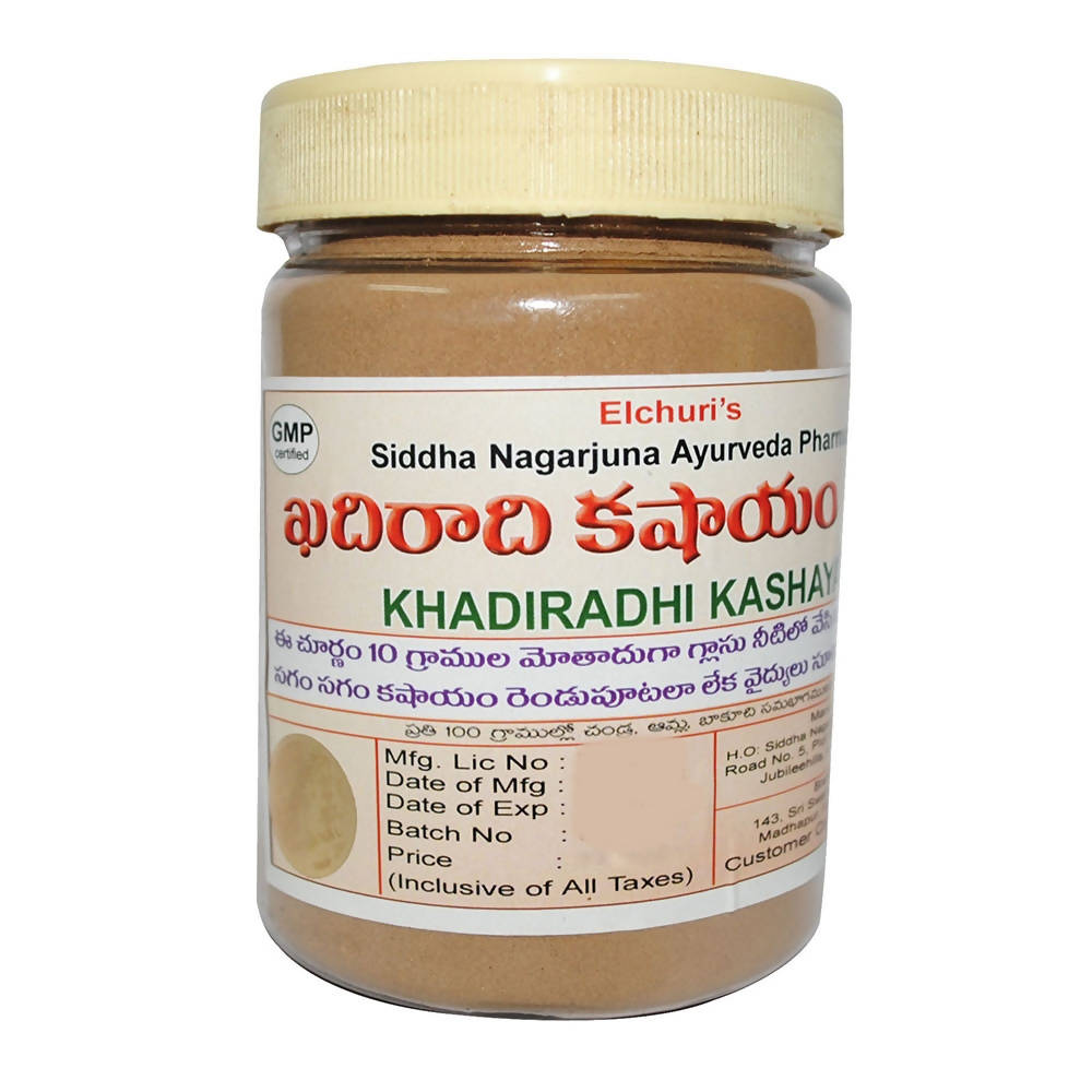 Siddha Nagarjuna Ayurveda Khadiradhi Kashayam