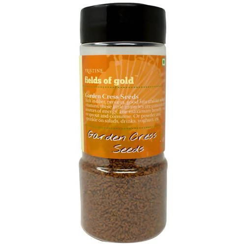 Pristine Fields of Gold - Garden Cress Seeds Jar