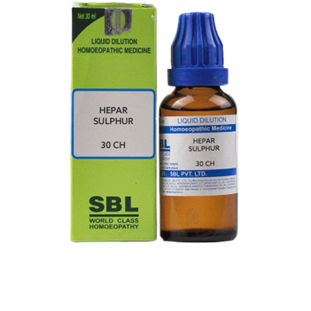 SBL Homeopathy Hepar Sulphur Dilution