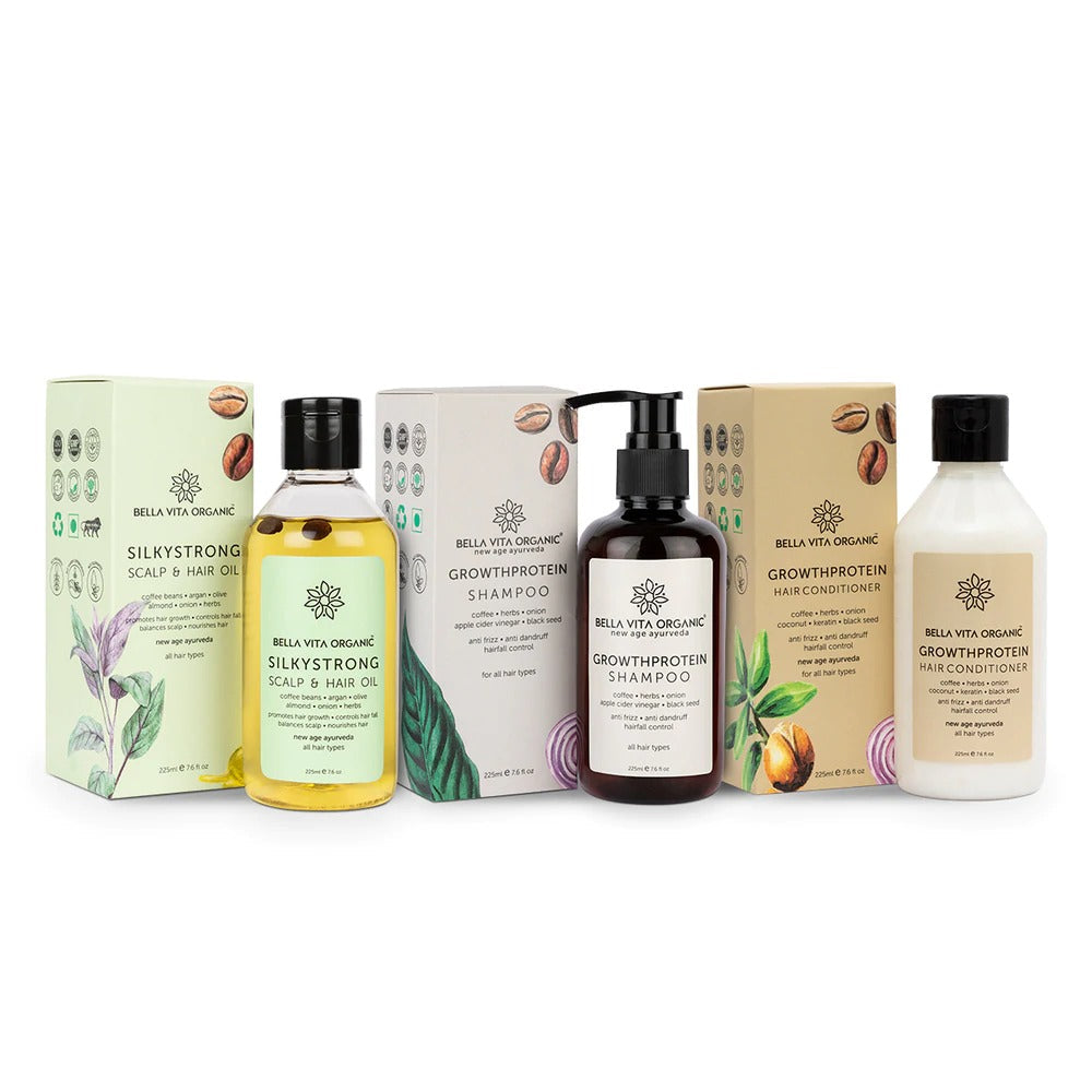Bella Vita Organic Hair Essential Combo Pack