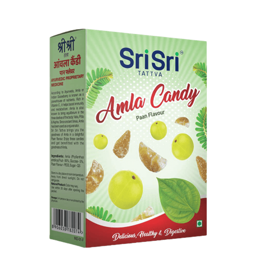 Sri Sri Tattva Amla Candy Paan Flavoured (400gm)