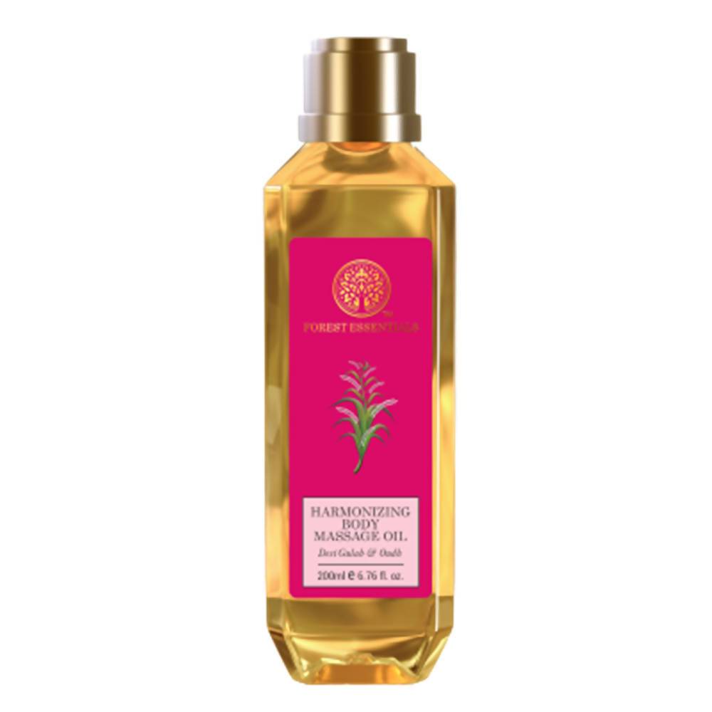 Forest Essentials Harmonizing Body Massage Oil Desi Gulab & Oudh