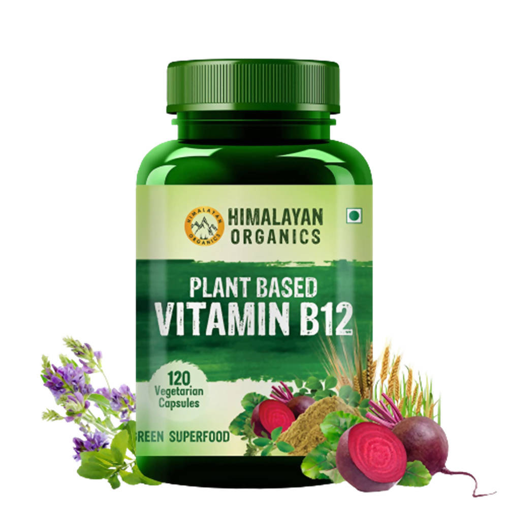 Himalayan Organics Organic B12 500mg Vegetarian Capsules