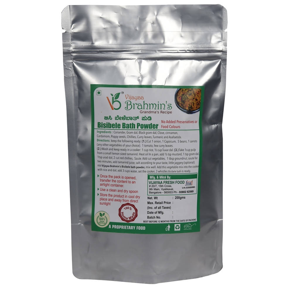 Vijayaa Brahmin's Bisibele Bath Powder