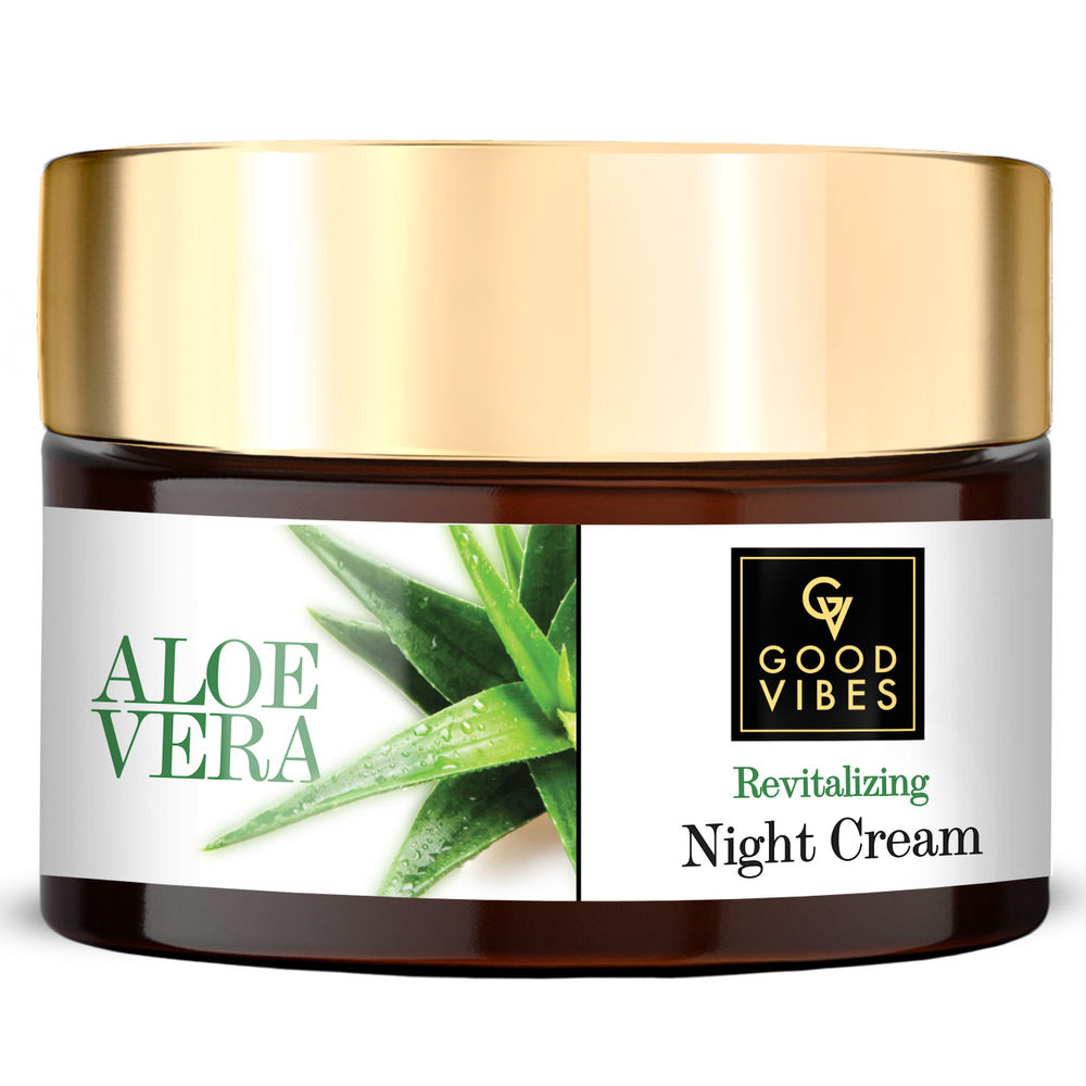 aloe night cream Good Vibes Aloe Vera Revitalizing Night Cream
