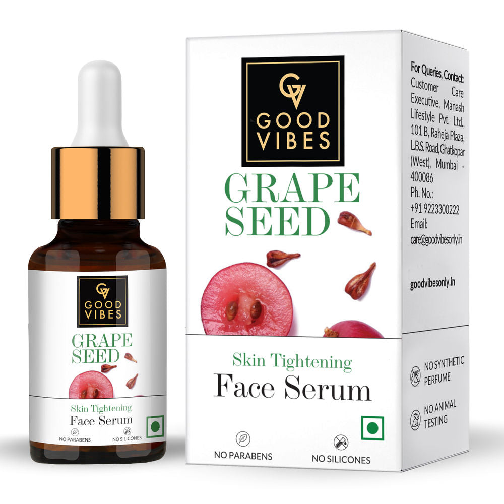 Good Vibes Grape Seed Skin Tightening Face Serum