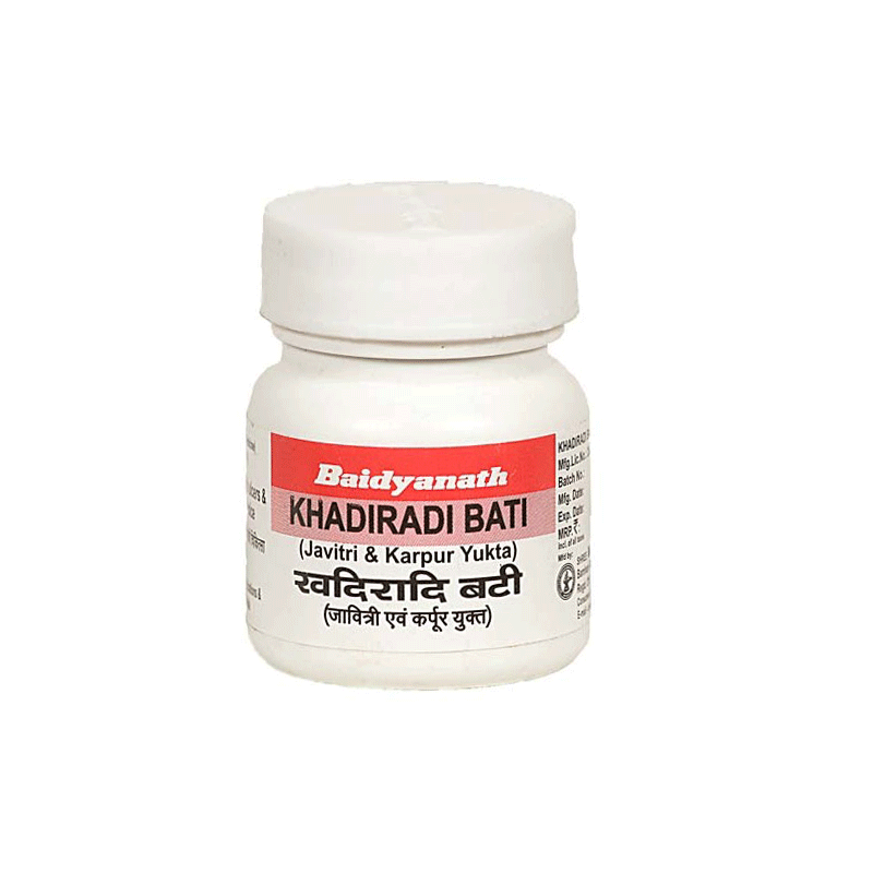 Baidyanath Khadiradi Bati 40 Tabs