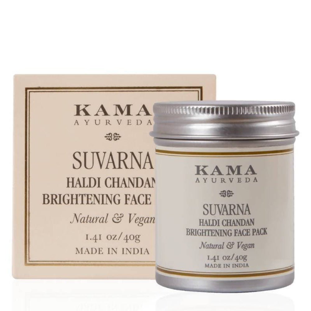 Kama Ayurveda Suvarna Haldi Chandan Brightening Face Pack