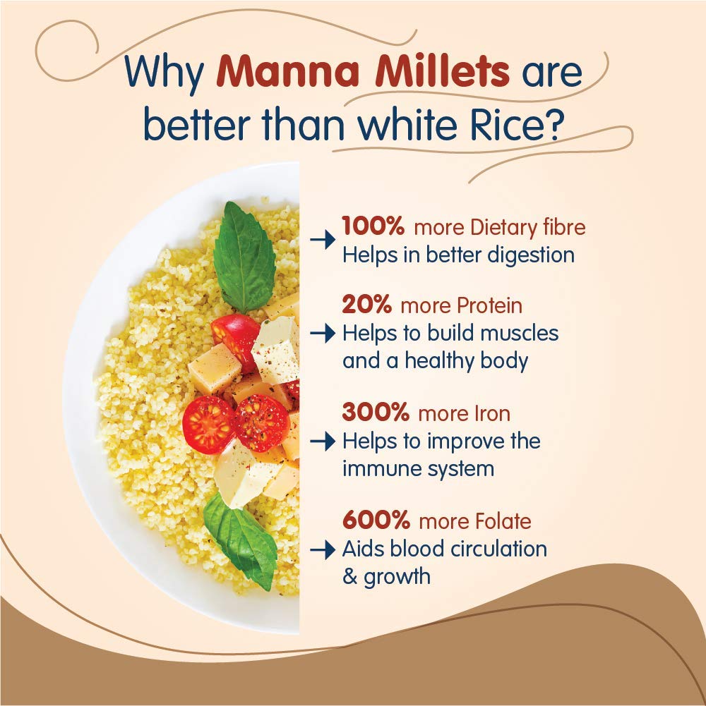 Manna Brown top Millets - 1kg