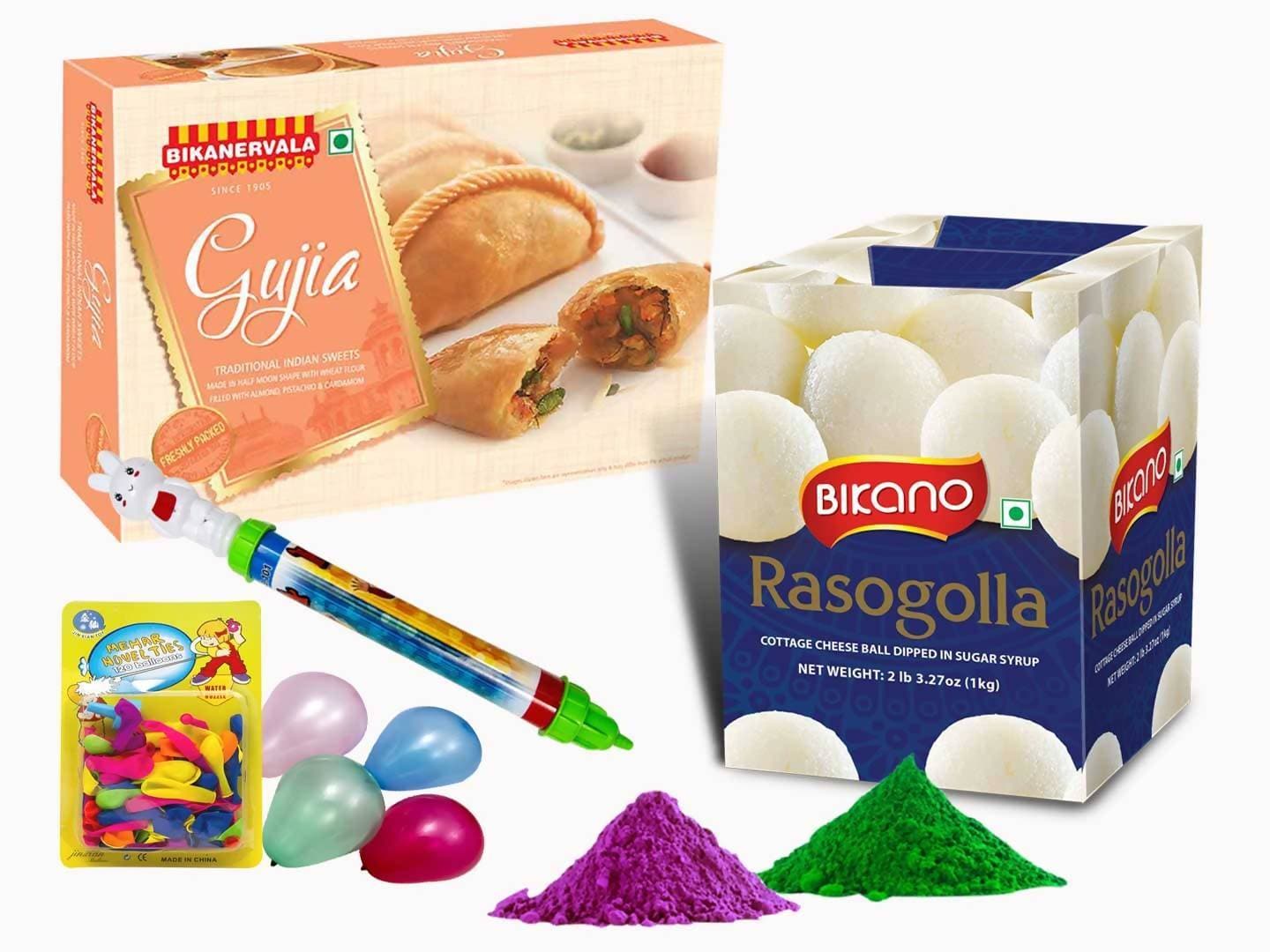 Bikano Rasogolla With Ghujia On Holi