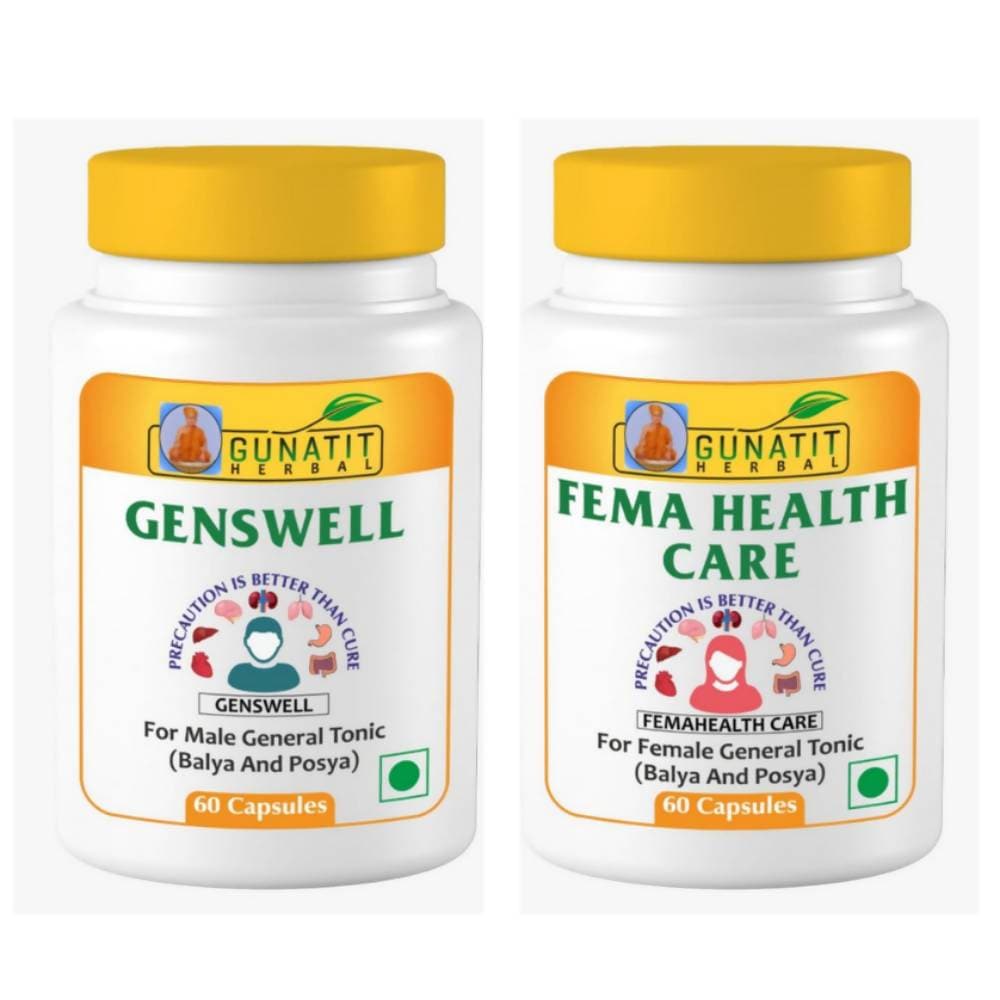 Gunatit Herbal combo of Genswell + Fema Healthcare