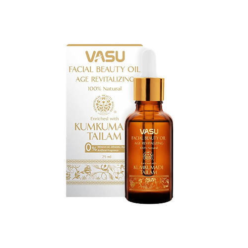 Vasu Healthcare Facial Beauty Oil Age Revitalizing Kumkumadi Tailam