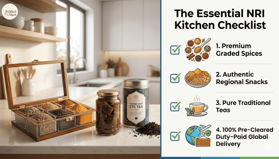 NRI Pantry List 2026: Indian Staples to Stock Abroad
