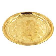 Brass Pooja Plates - Prithvi Mart