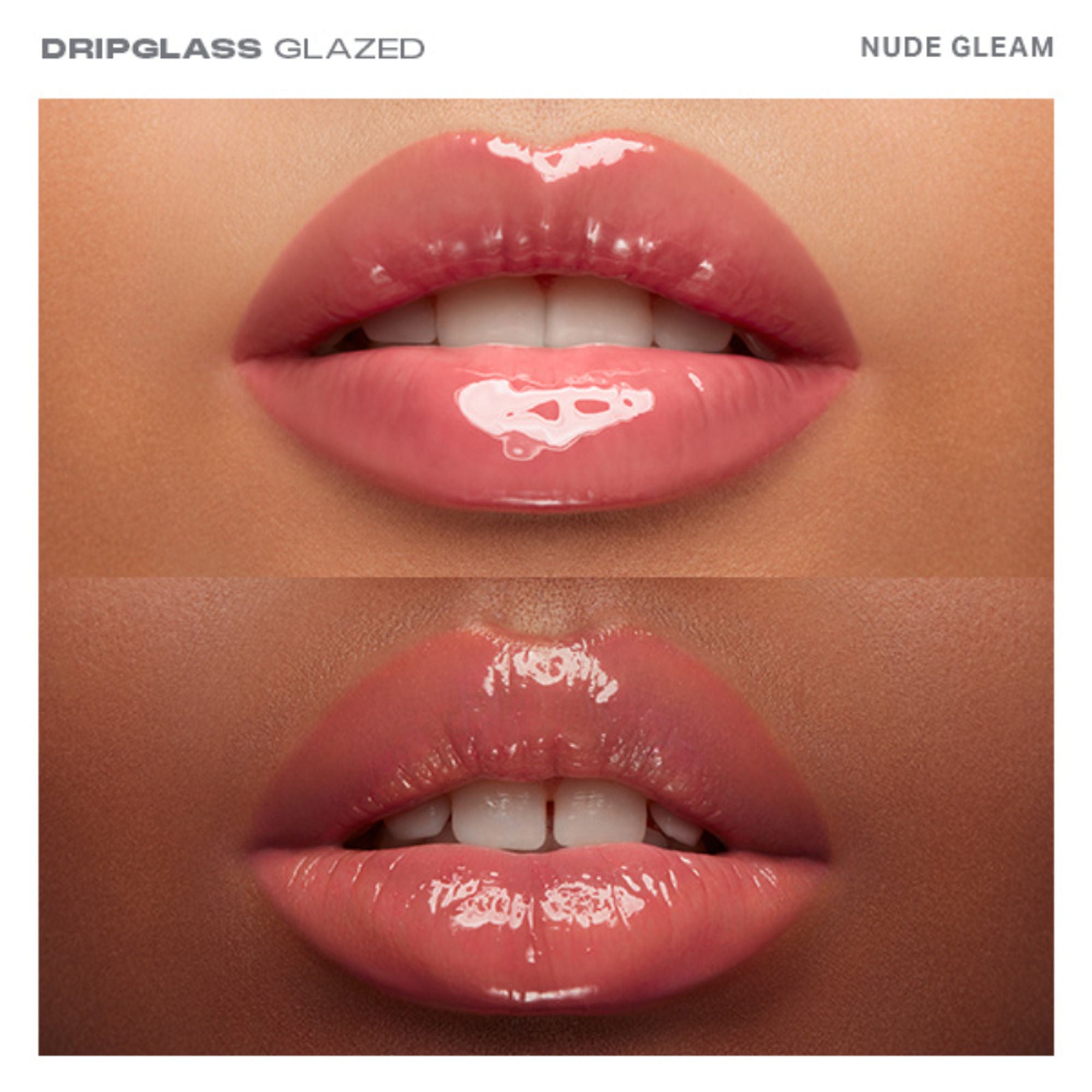 MORPHE Dripglass Glazed High Shine Lip Gloss - Nude Gleam