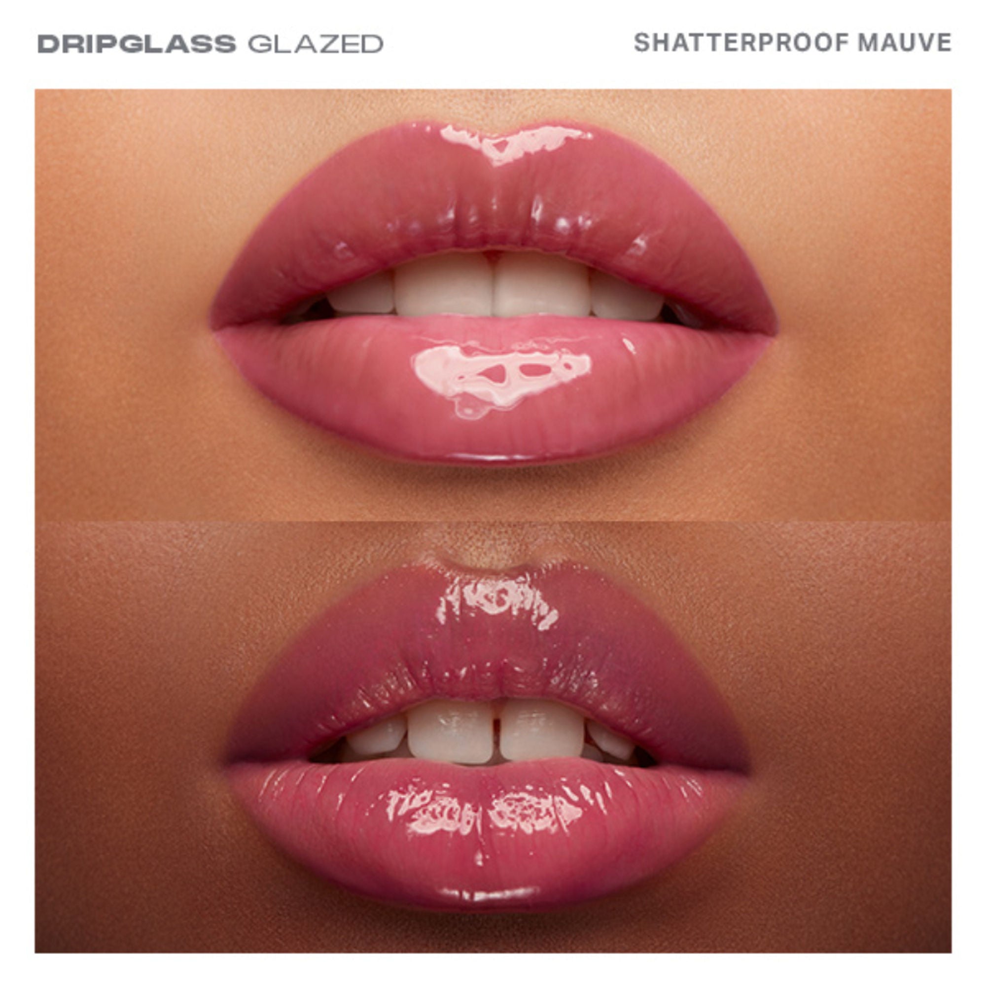 MORPHE Dripglass Glazed High Shine Lip Gloss - Shatterproof Mauve