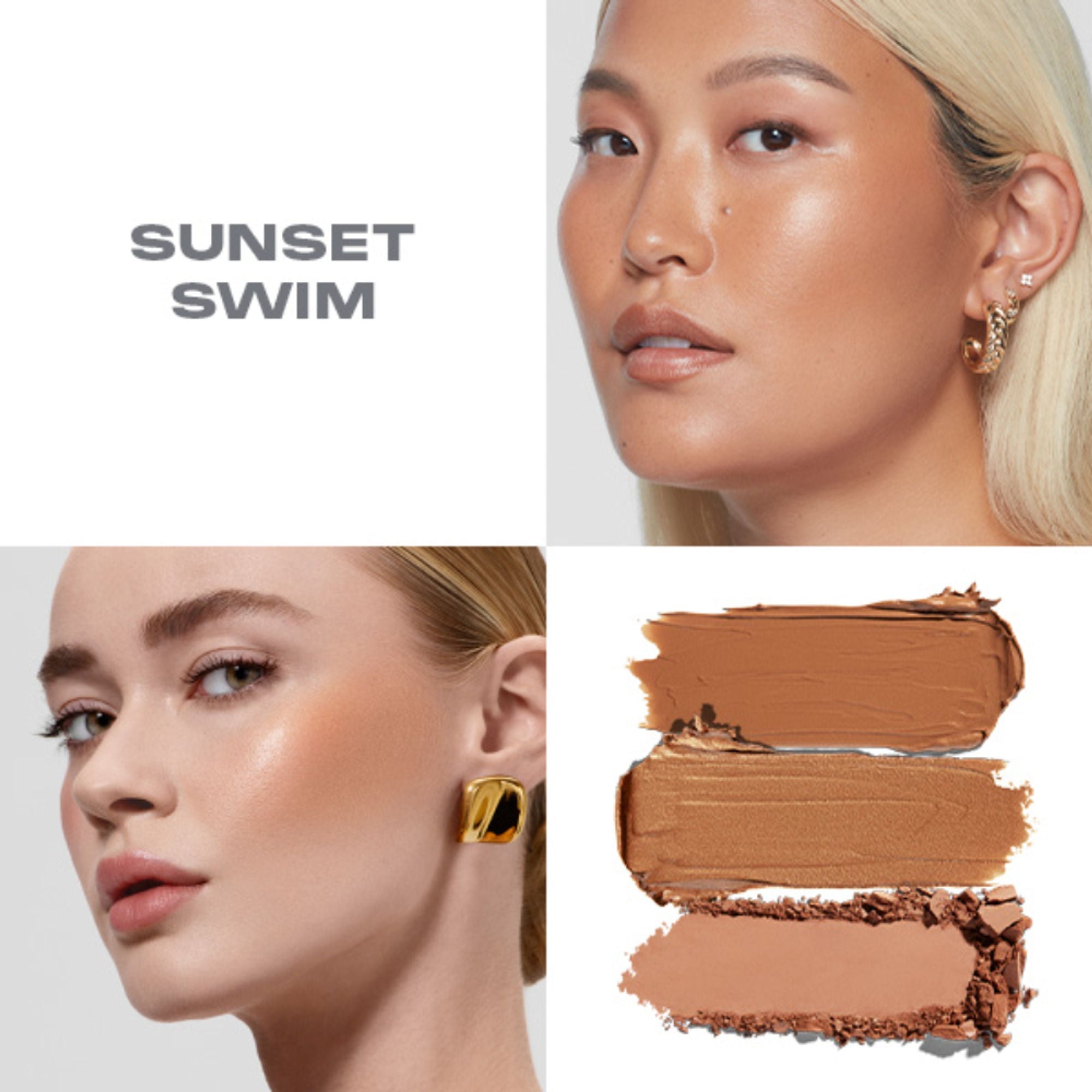 MORPHE Cheek Thrills Multi Finish Face Trio - Sunset Swim