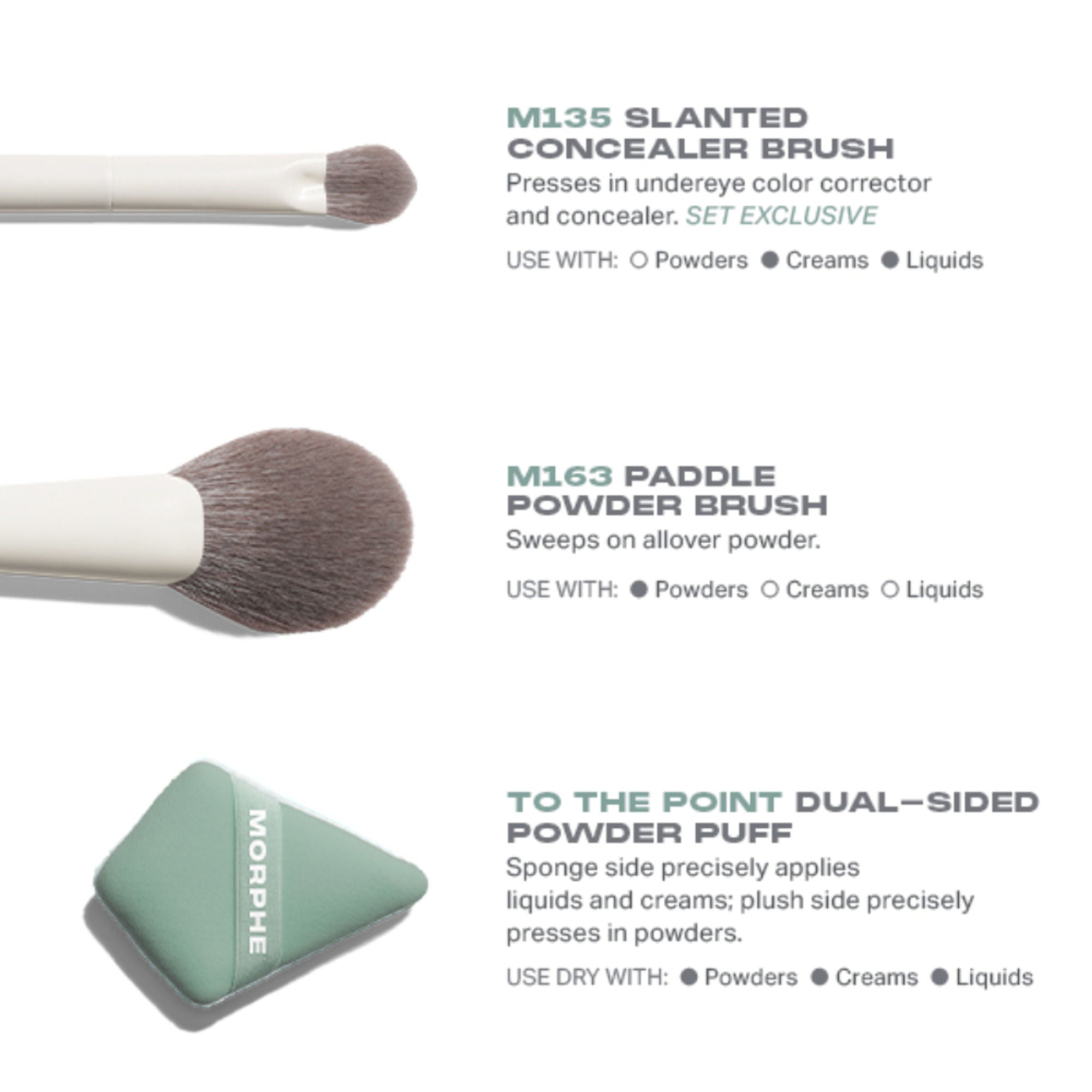 MORPHE Conceal & Set Tool Trio