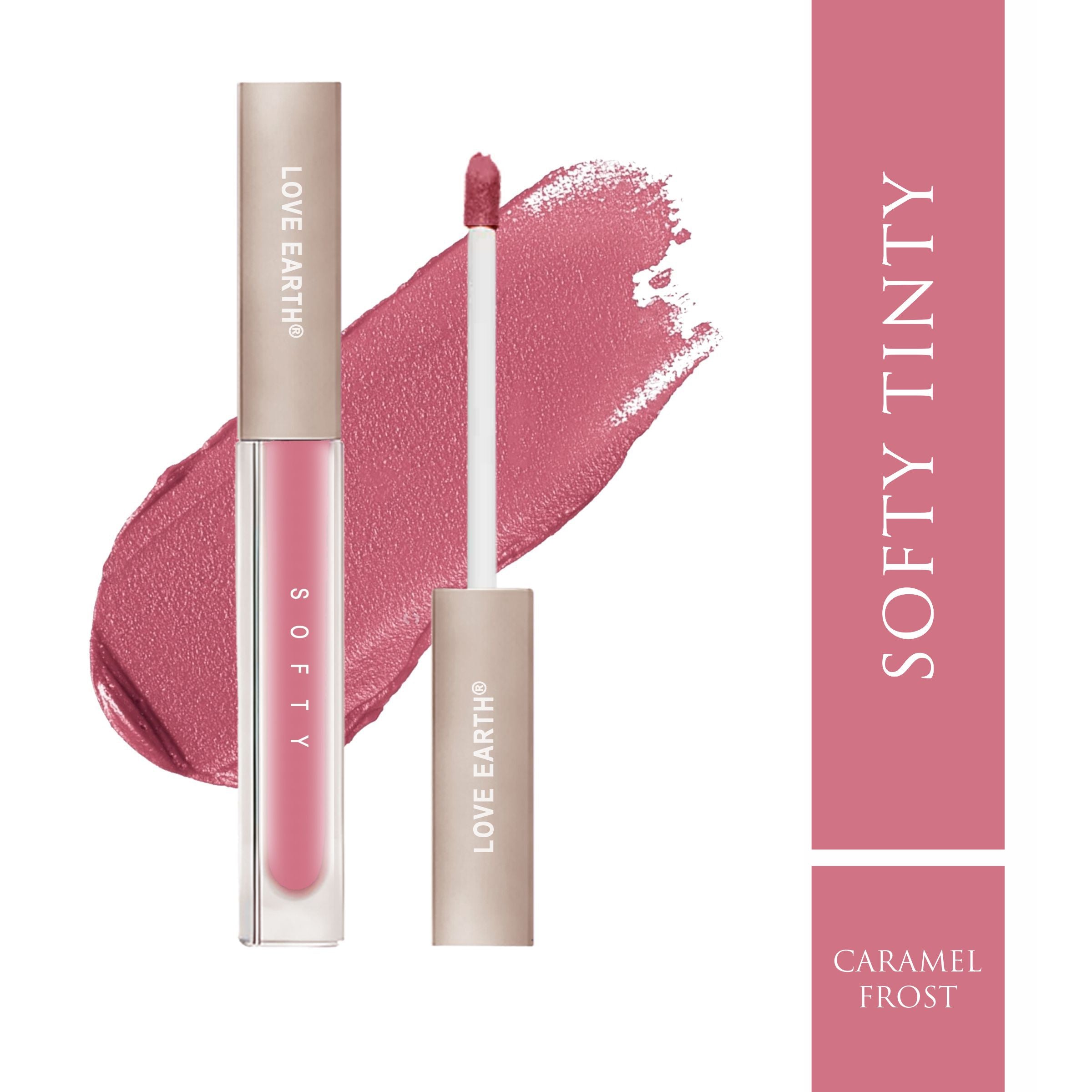Love Earth Softy Tinty Lipstick - Caramel Frost