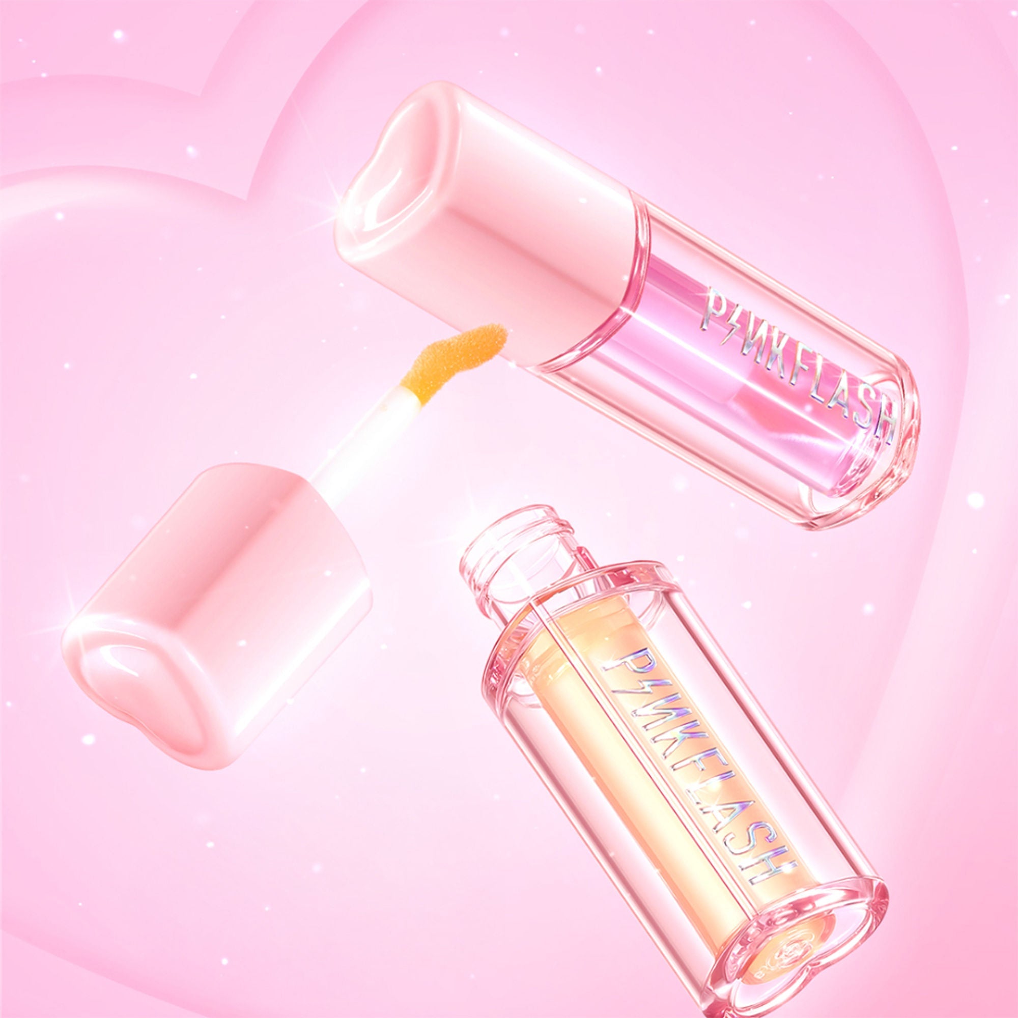 PINKFLASH Color Change Magic Lasting Lip Tint - Hot Pk01 Juicy Peach