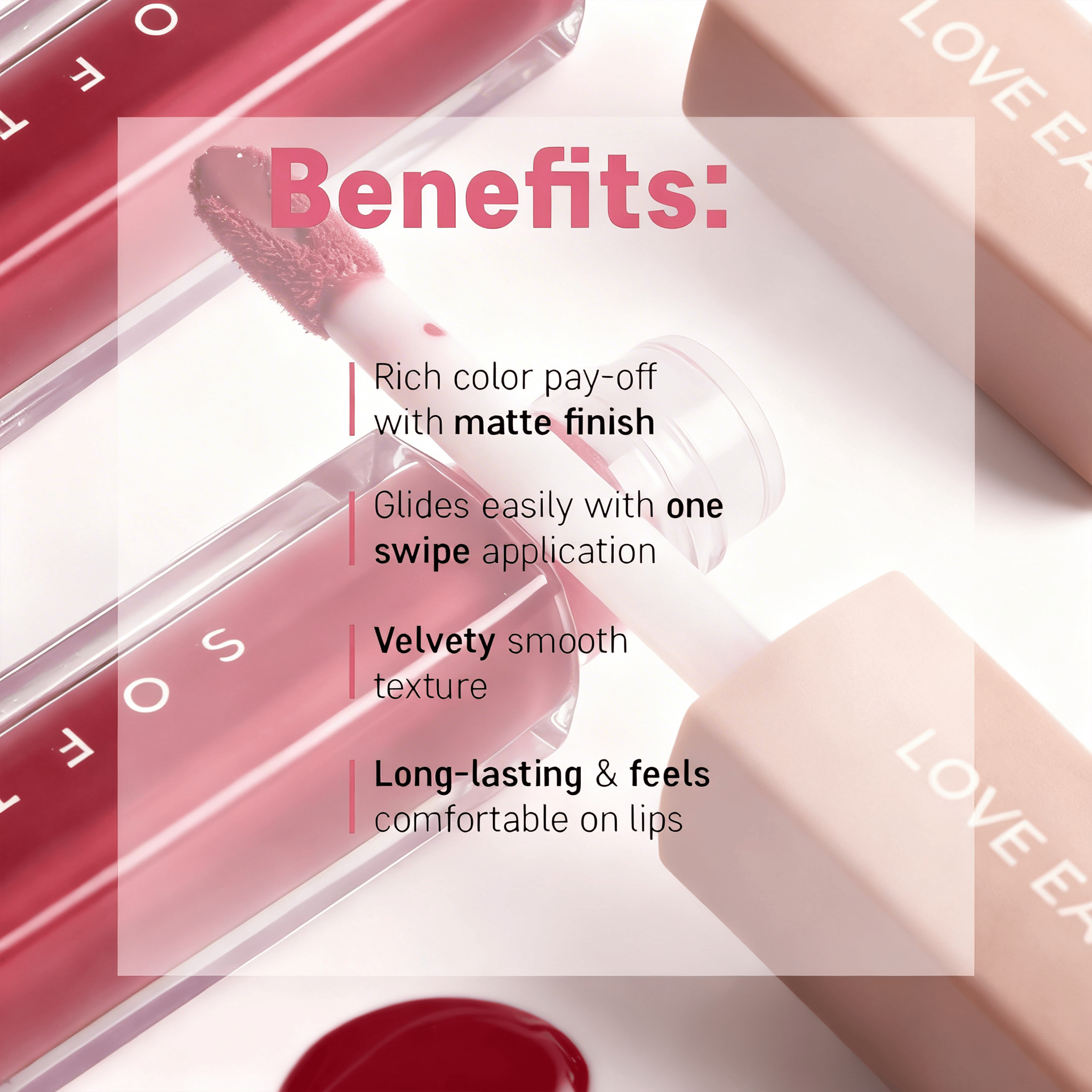 Love Earth Softy Tinty Lipstick - Glaze Pop