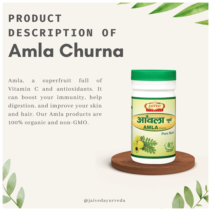 Jaived Ayurveda Amla Churna