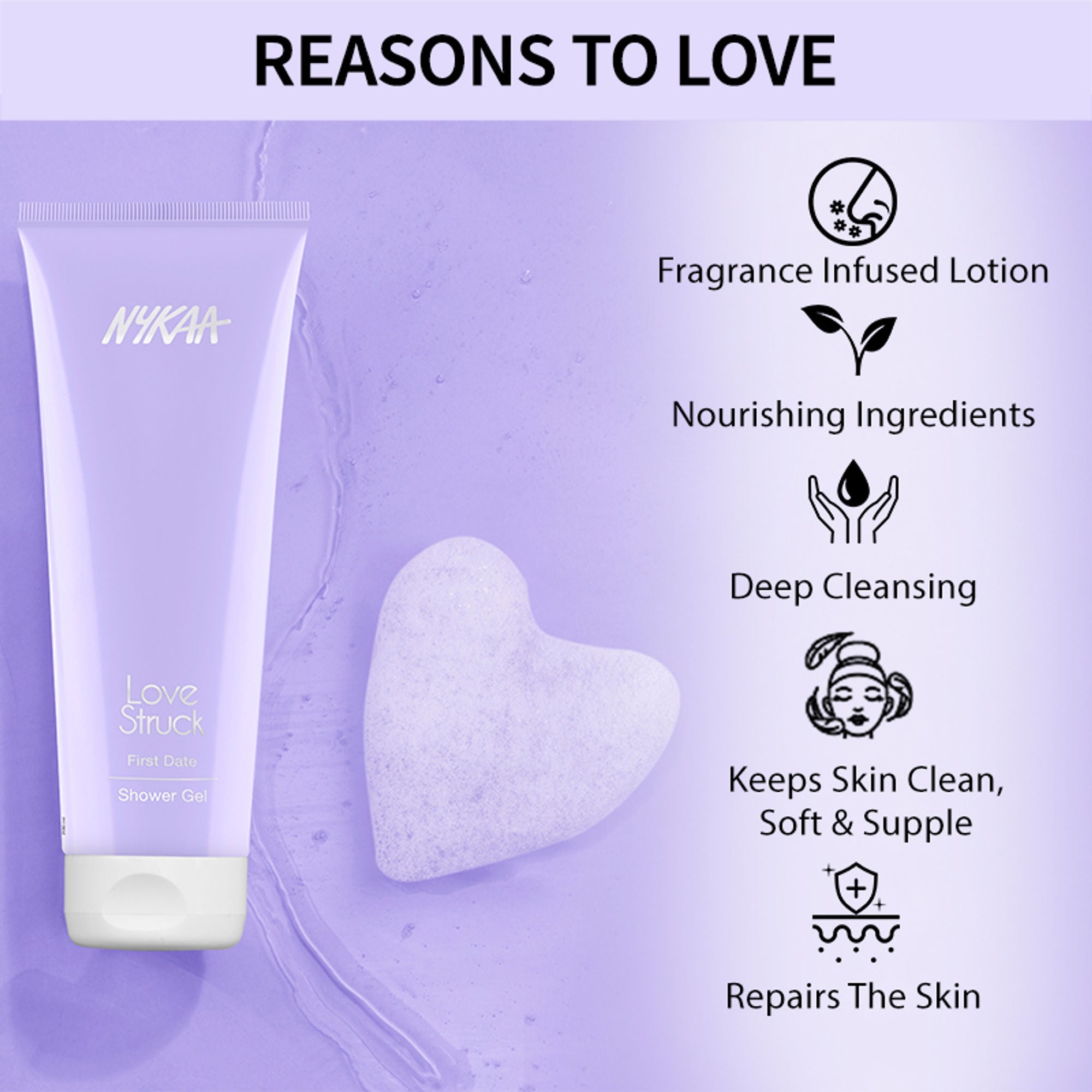 Nykaa Perfumery Struck First Date Shower Gel