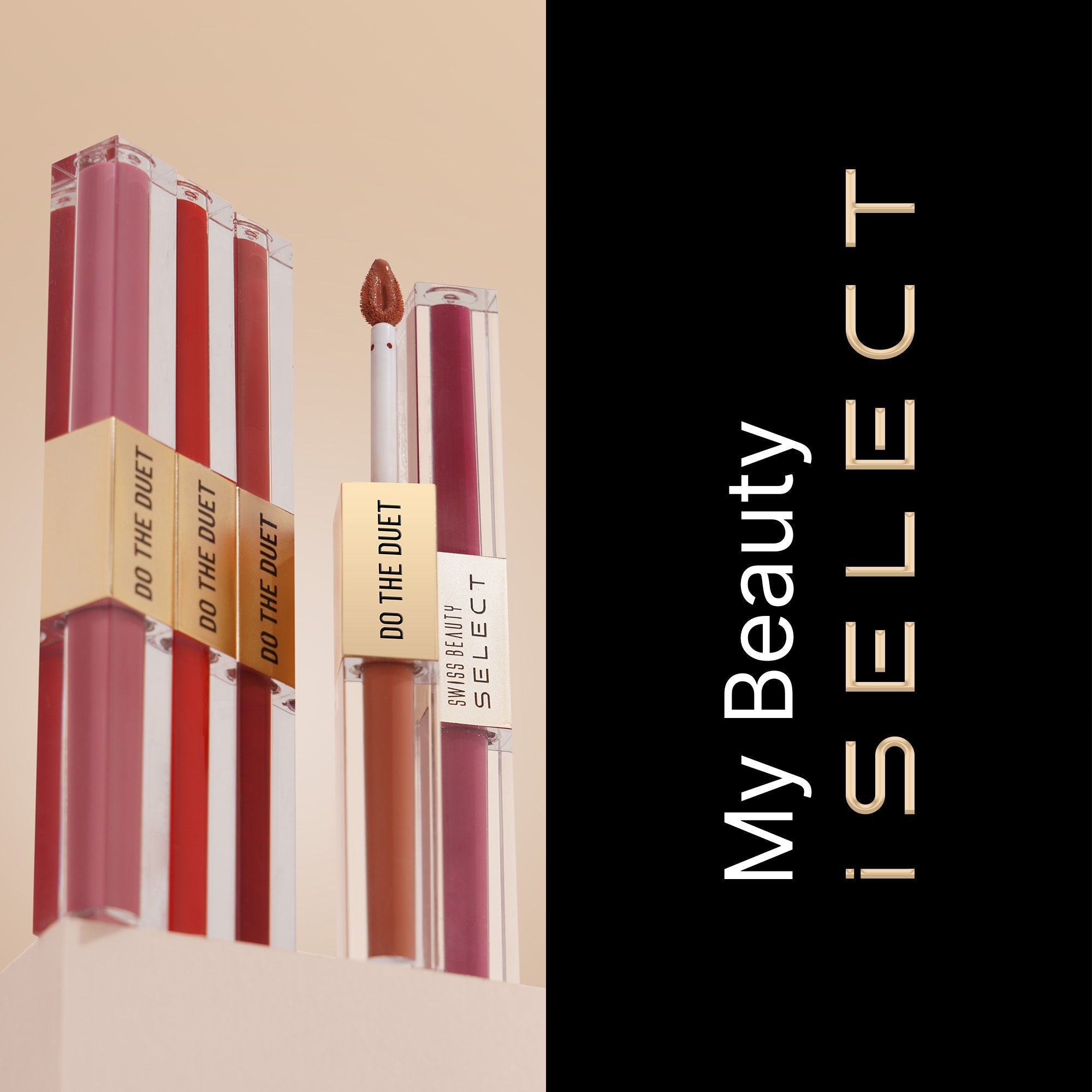 Swiss Beauty Select Do The Duet Lipstick - 5 Lady Pink