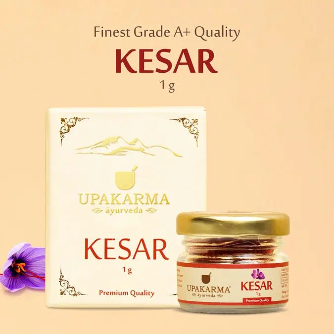 Upakarma Pure, Natural and Finest Grade A+ Kashmiri Kesar / Saffron 1g - Prithvi Mart