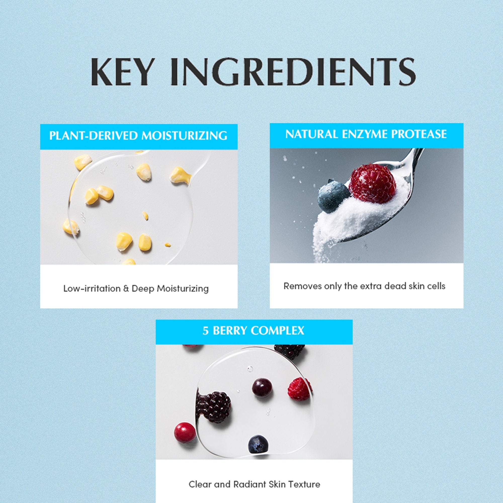 Eqqualberry Swimming Pool Toner 5 Berry Complex & Hyaluronic Acid,Pore Refining & Gentle Exfoliation