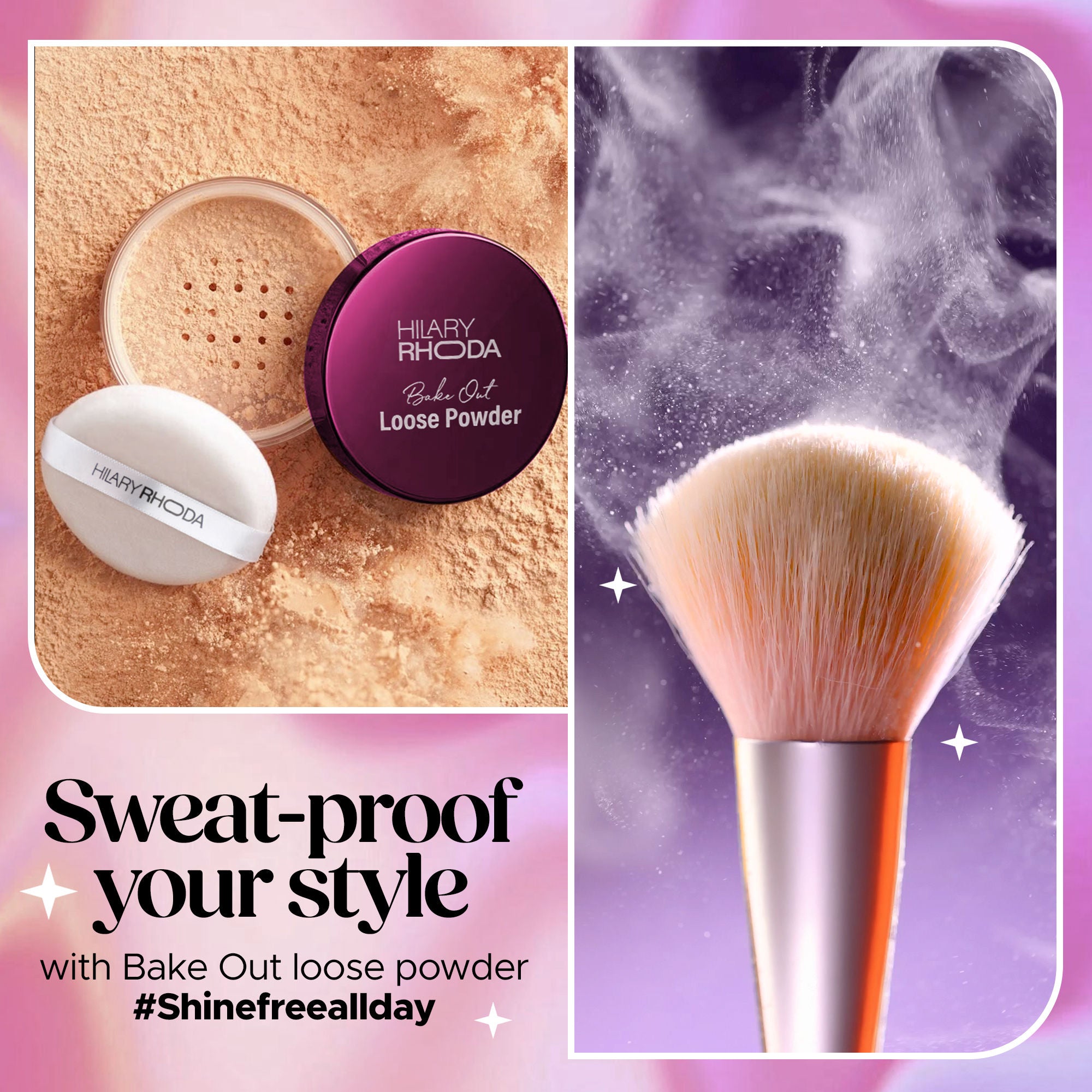 Hilary Rhoda Bake Out Matte Loose Powder - Banana 02