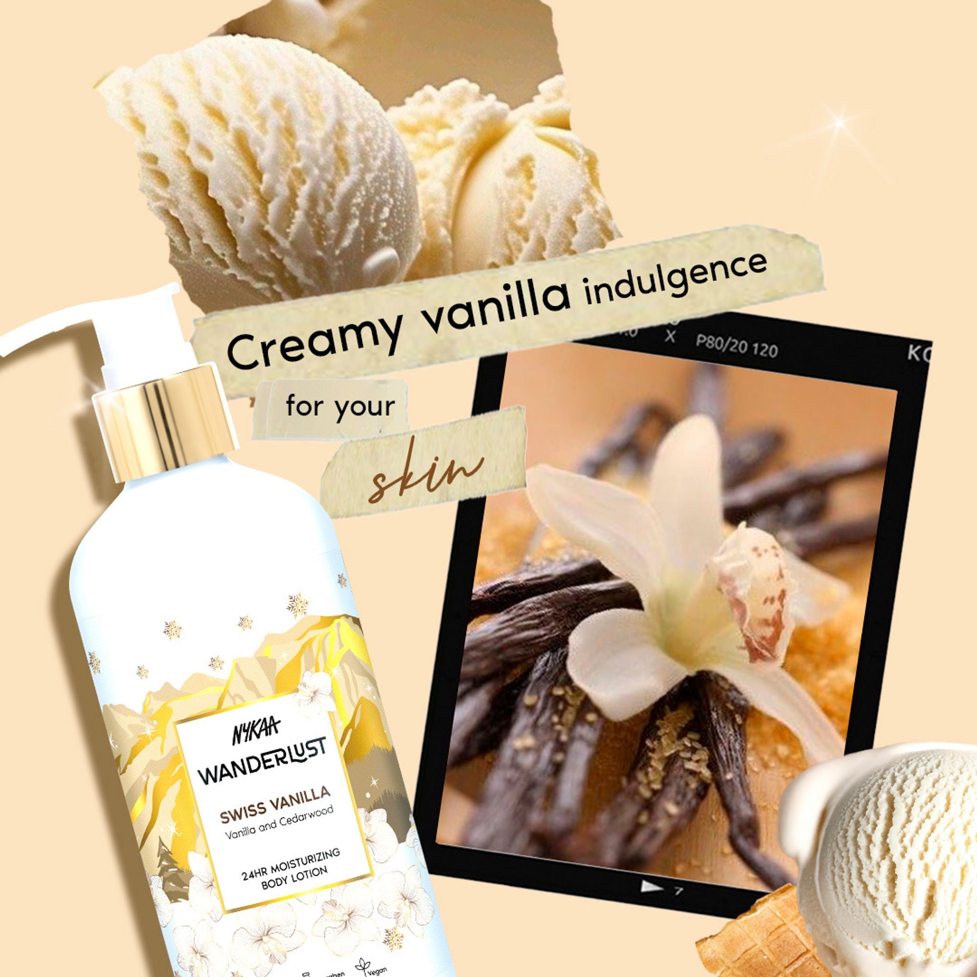 Wanderlust Moisturizing Body Lotion - Swiss Vanilla