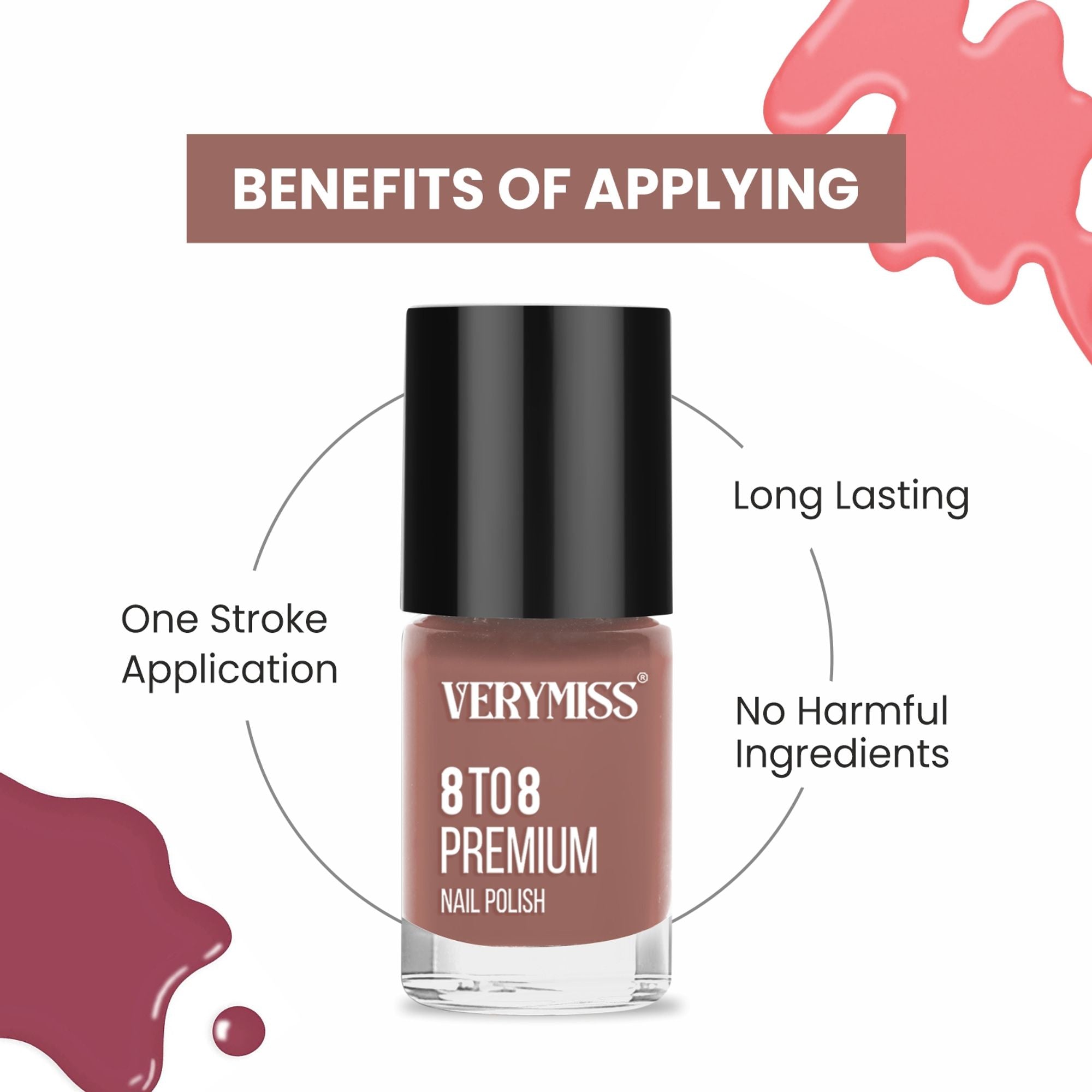 VERYMISS Ultimate Makeup Combo - 3 + Free Makeup Pouch