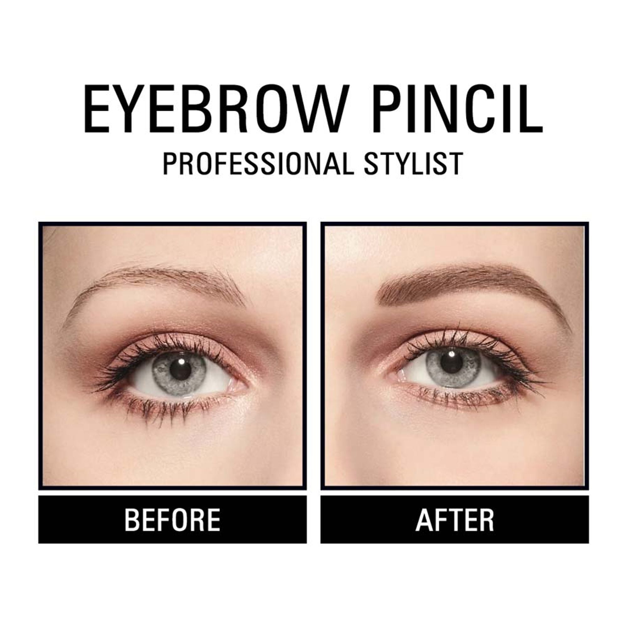 Matt Look Long Lasting Formula Professional Stylist Eyebrow Pencil - Brown