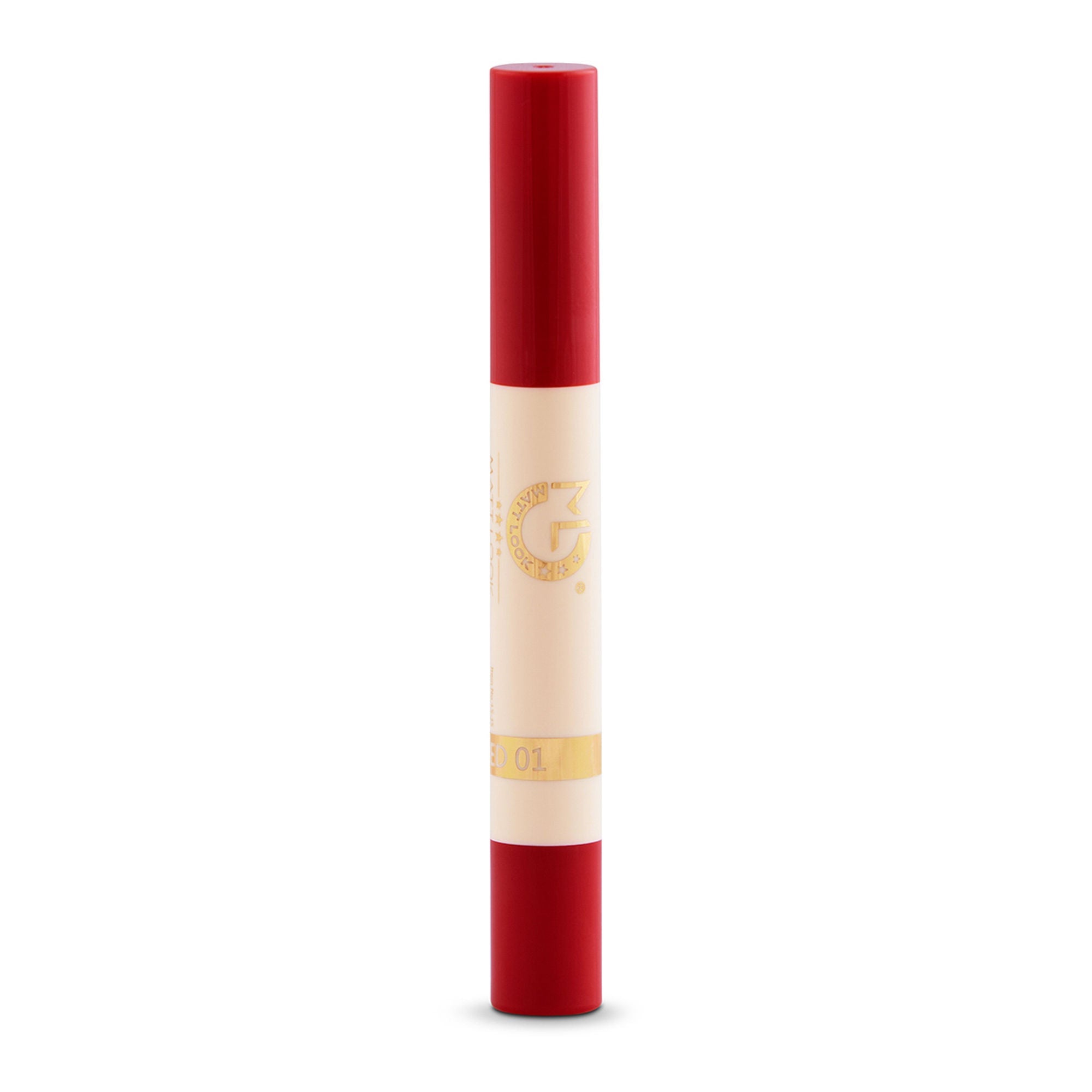 Matt Look Velvet Smooth Non Transfer Lipstick - Hot Red