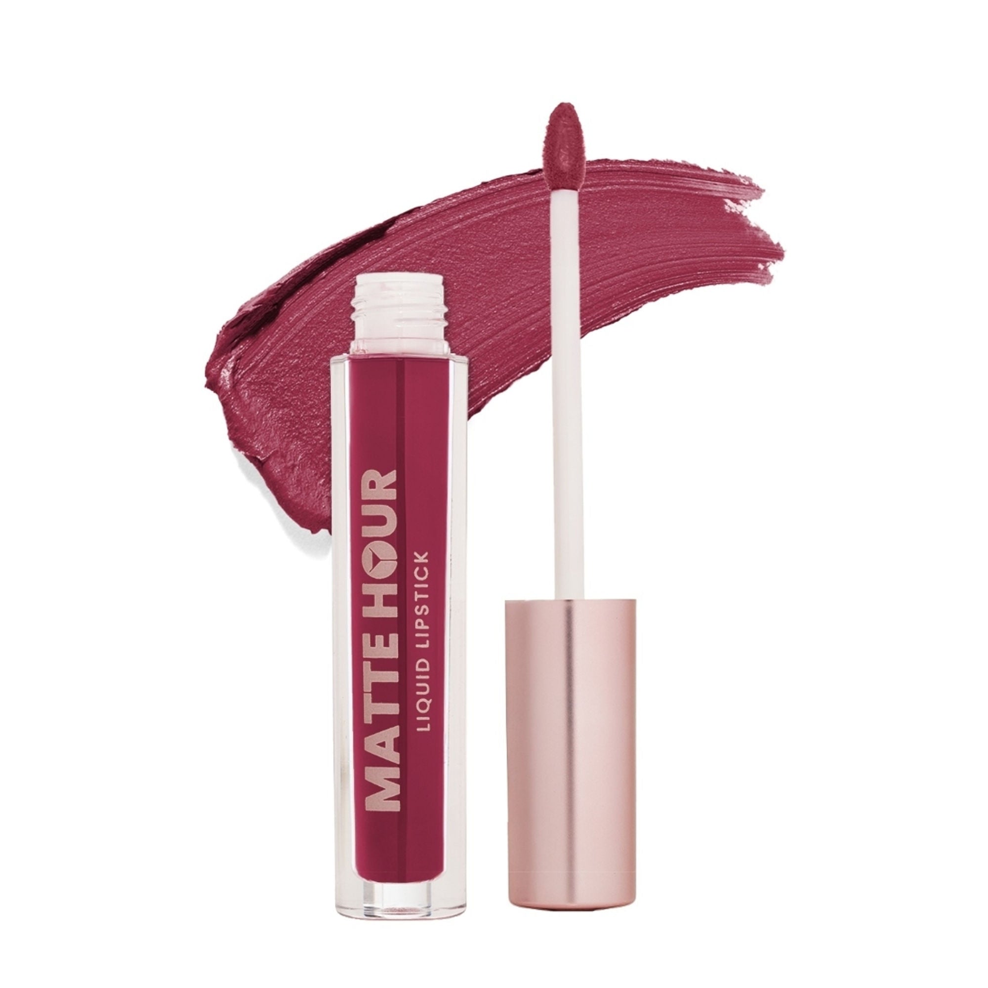 Swiss Beauty Matte Hour Waterproof Liquid Lipstick, Up To 10-Hour - 6 Berry Fizz