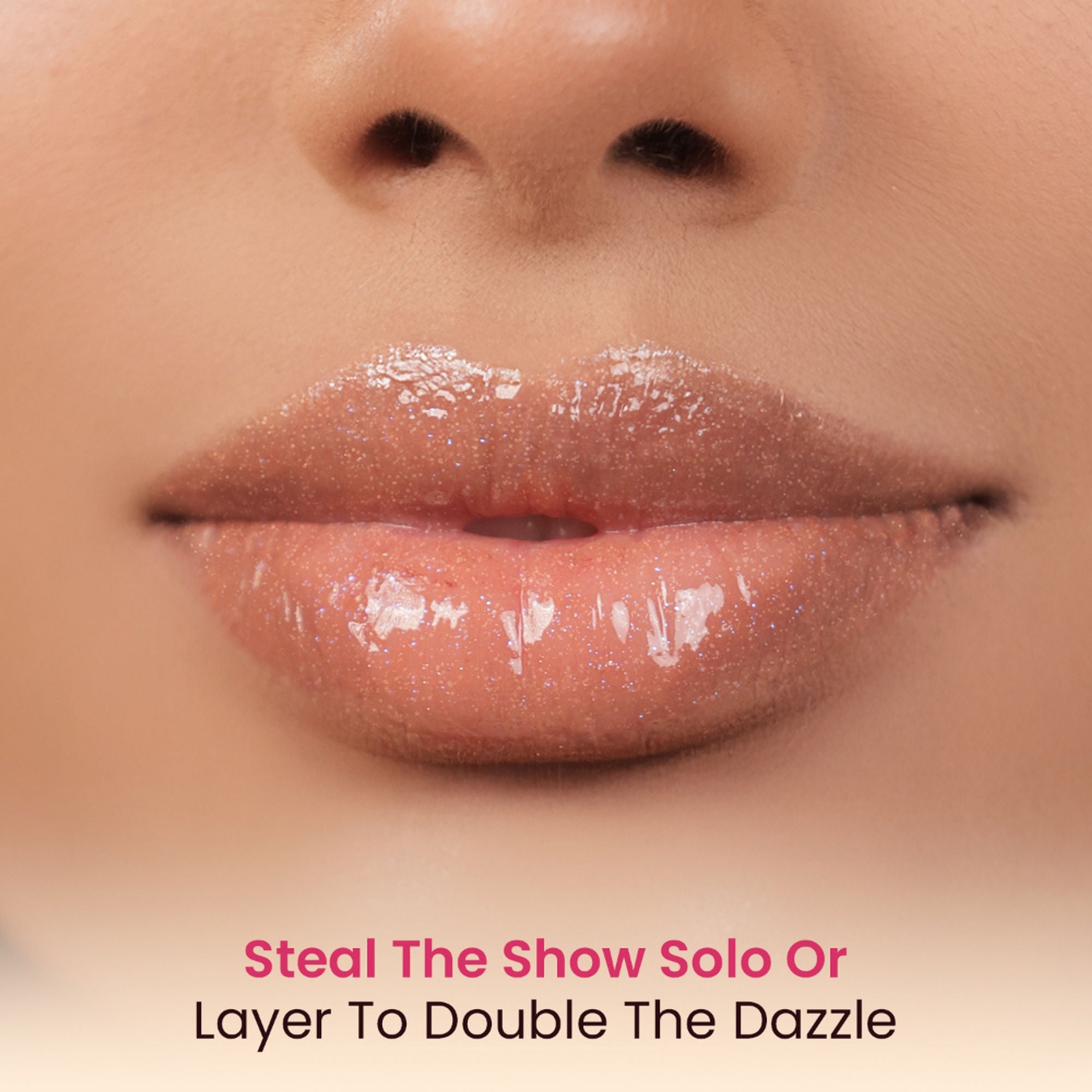Swiss Beauty Moist Heist Shimmer Lip Oil Luminous Shine , Hydrating & Lightweight - 3 Orange Alert
