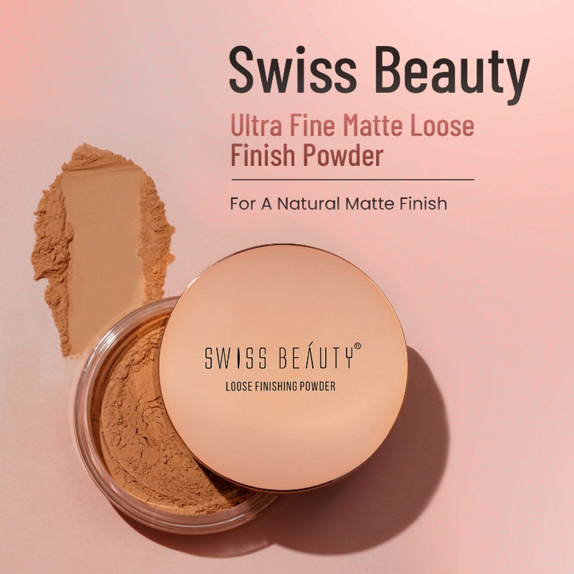 Swiss Beauty Ultra Fine Matte Loose Finish Powder - 01 Natural