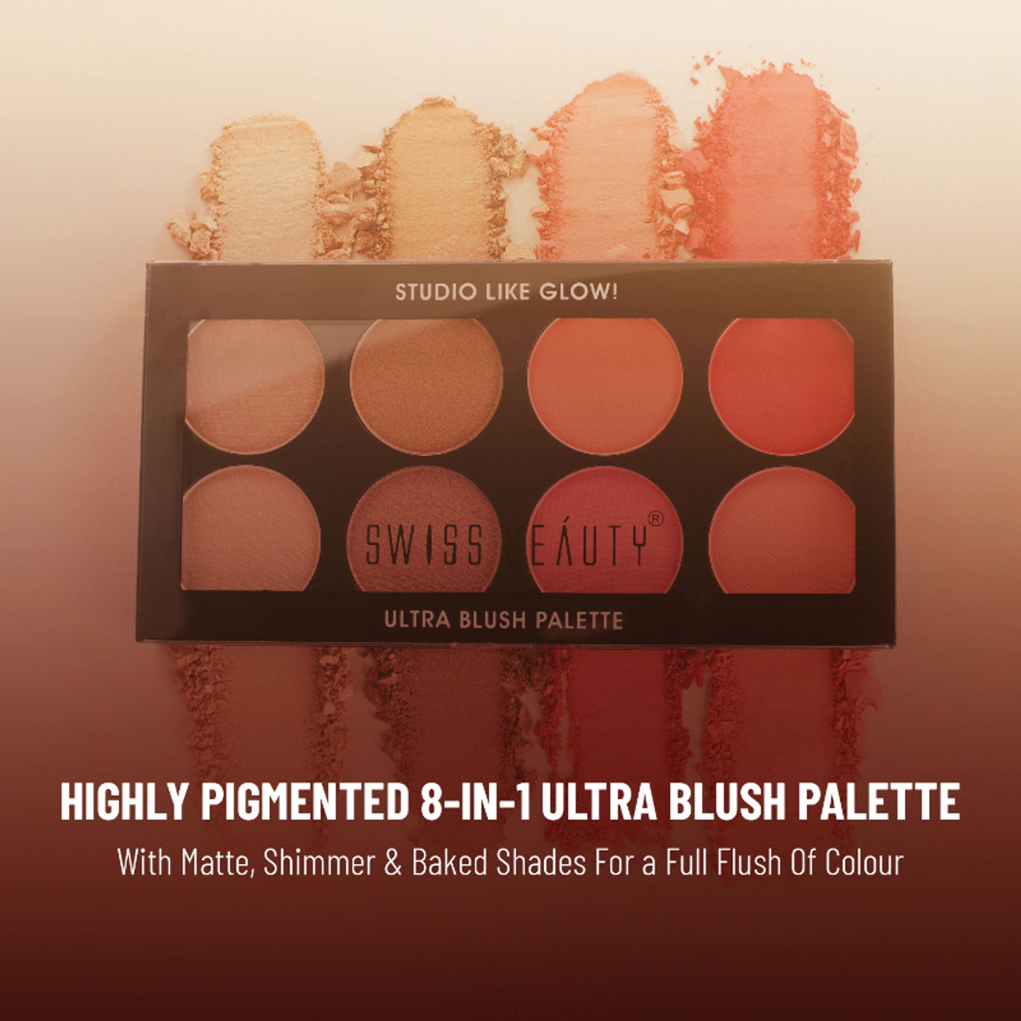 Swiss Beauty Ultra Blush Palette - Shade 01