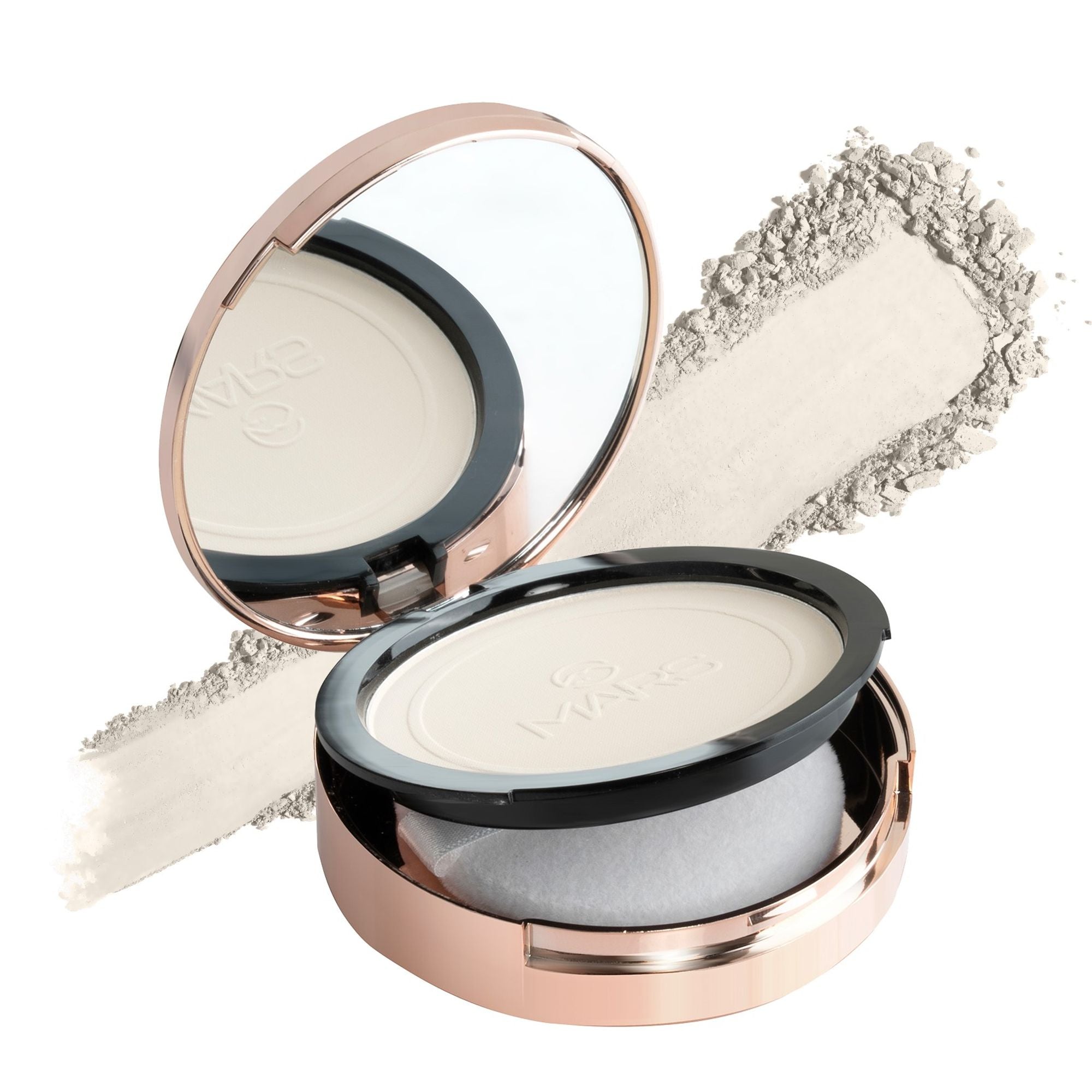 MARS Cosmetics Matte On Compact Powder with Applicator Puff - 01 Light