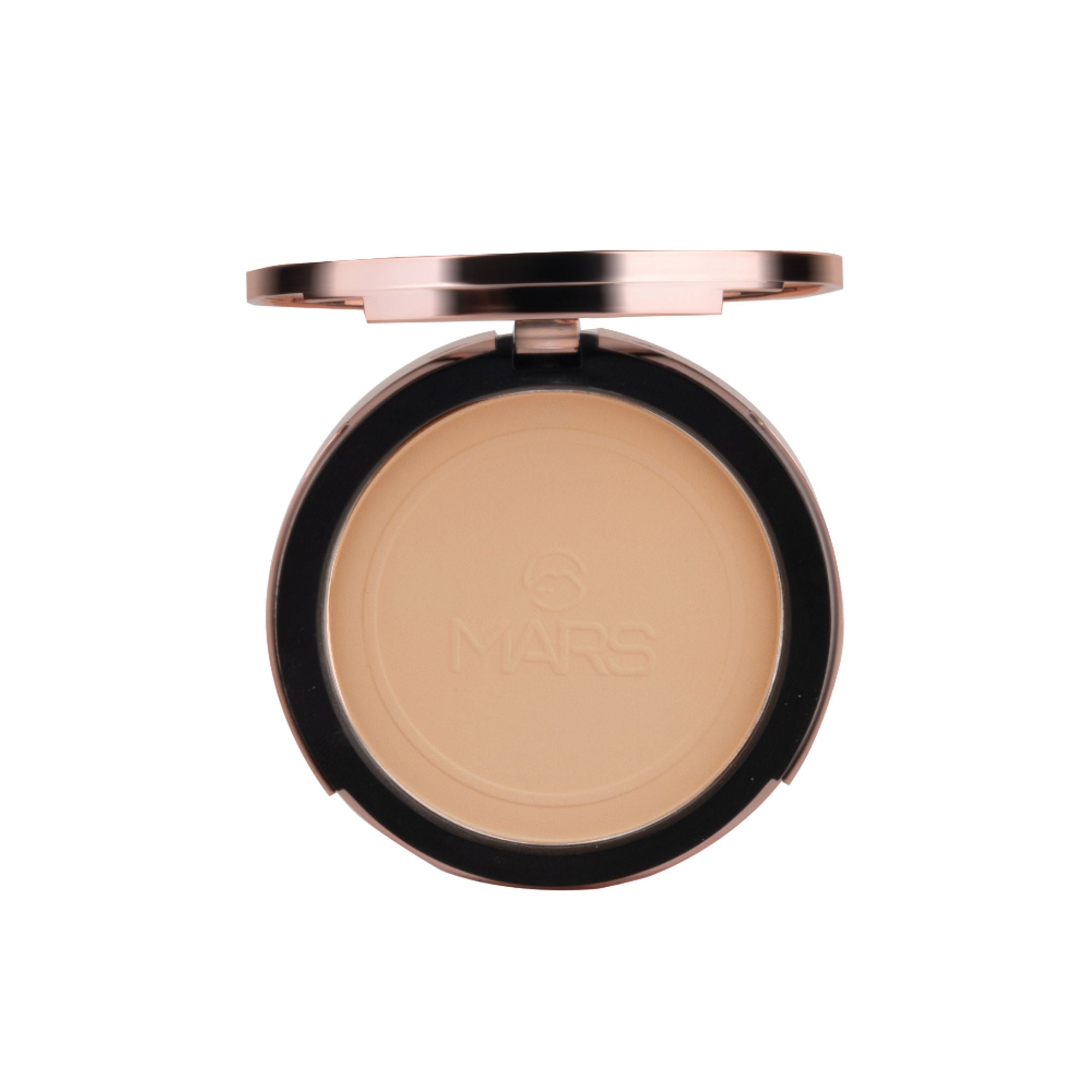 MARS Cosmetics Matte On Compact Powder with Applicator Puff - 06 Tan