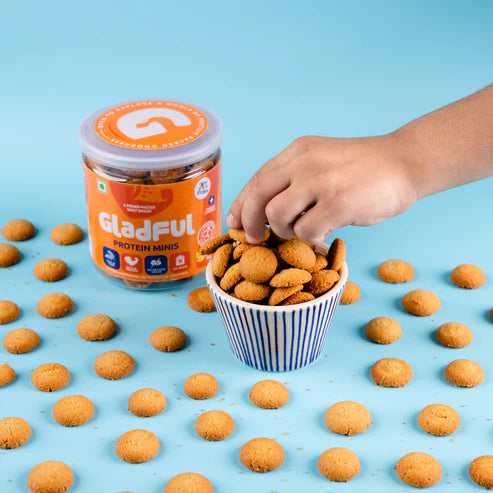 Gladful Orange Protein Mini Cookies