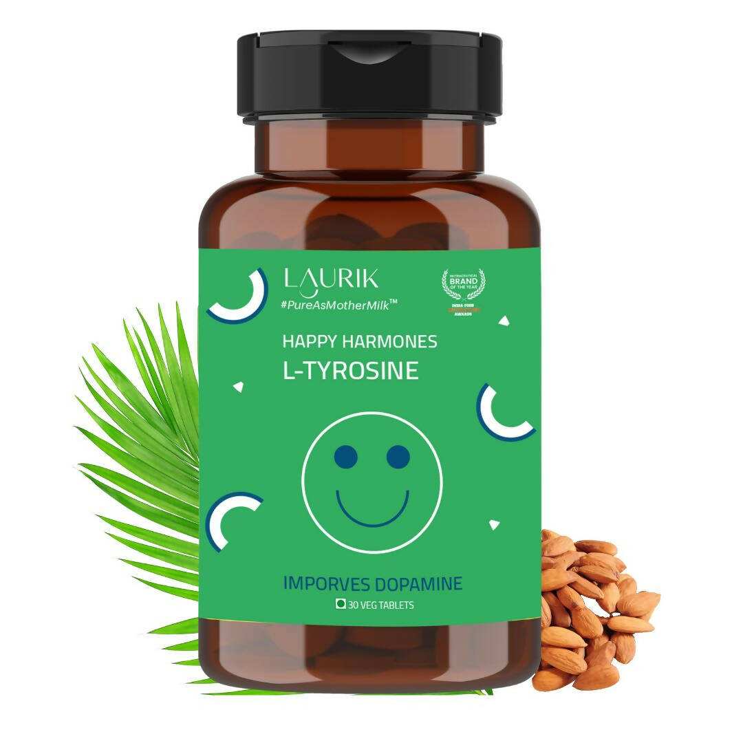 Laurik L-Tyrosine Support Cognitive Health Tablets