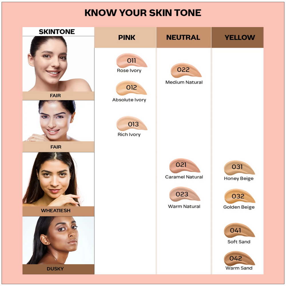 Faces Canada All In One Foundation with SPF 30 - Absolute Ivory 012