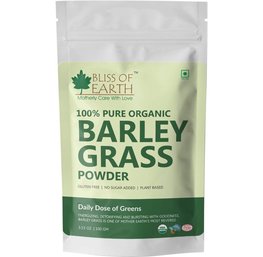 Bliss of Earth 100% Pure Organic Barley Grass Powder